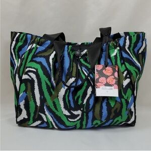 DVF x Target Zebra Multicolor Tote Bag